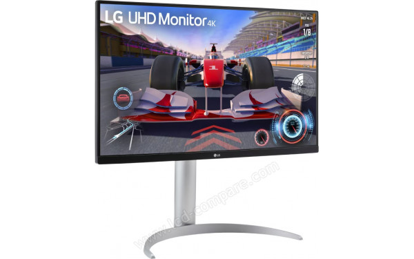 LG 27UQ750-W - Vue 3/4 gauche