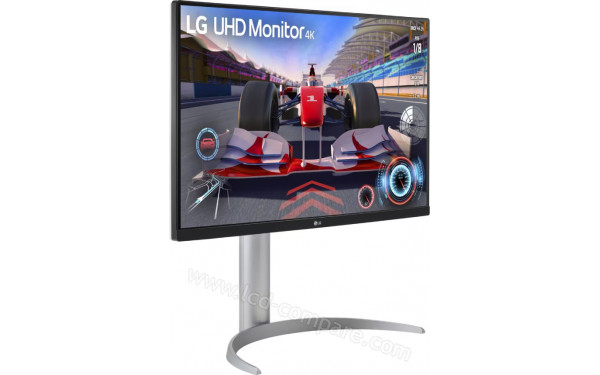 LG 27UQ750-W - Vue 3/4 gauche