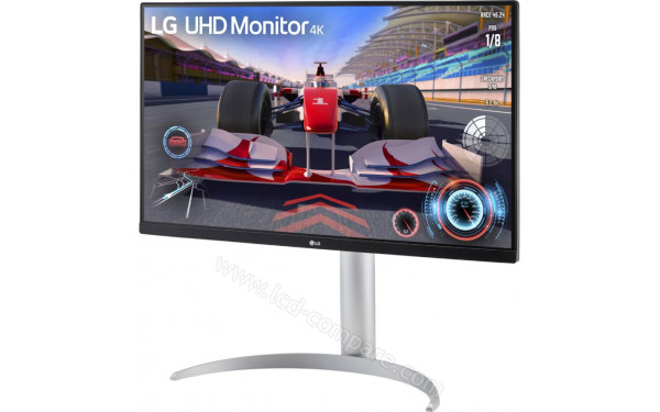 LG 27UQ750-W - Vue 3/4 droite