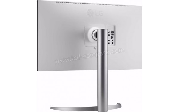 LG 27UQ850V-W - Vue 3/4 arri&egrave;re