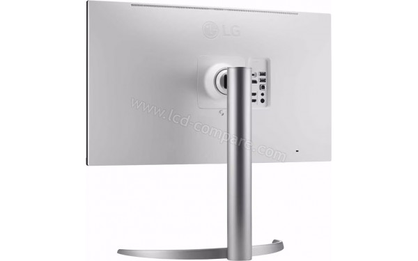 LG 27UQ85R-W - Vue 3/4 arri&egrave;re