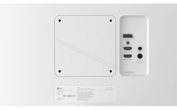 LG 27US50Z-W - Connectiques