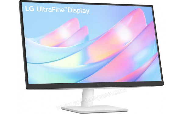 LG 27US50Z-W - Vue 3/4 gauche