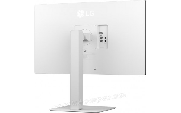 LG 27US550-W - Vue 3/4 arri&egrave;re