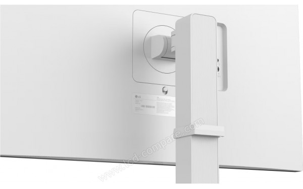 LG 27US550-W - Vue 3/4 arri&egrave;re