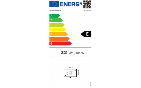 LG 28TQ515S-WZ.API - &Eacute;tiquette &eacute;nergie v2