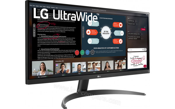 LG 29WP500-B Import EU - Vue 3/4 gauche