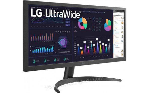 LG 29WQ500-B - Vue 3/4 gauche