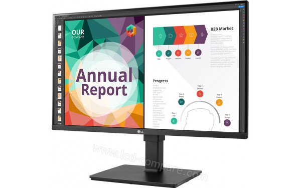 LG 32BN67U-B - Vue 3/4 droite