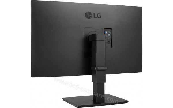 LG 32BN67U-B - Vue 3/4 arri&egrave;re