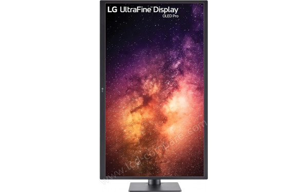 LG 32BP95E-B - Vue de face en mode portrait