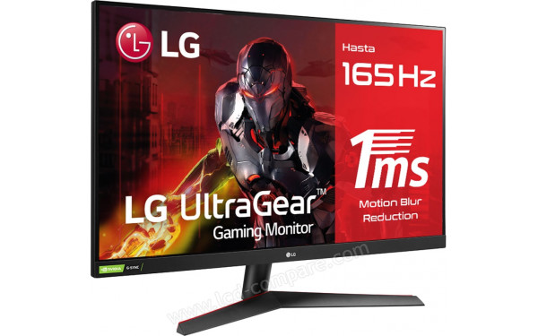 LG 32GN500-B - Vue 3/4 gauche