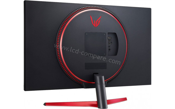 LG 32GN500-B - Vue 3/4 arri&egrave;re