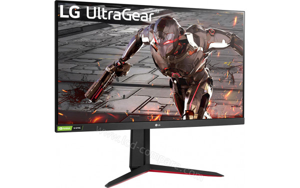 LG 32GN550-B - Vue 3/4 gauche