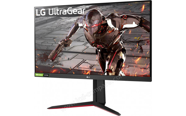 LG 32GN550-B - Vue 3/4 droite