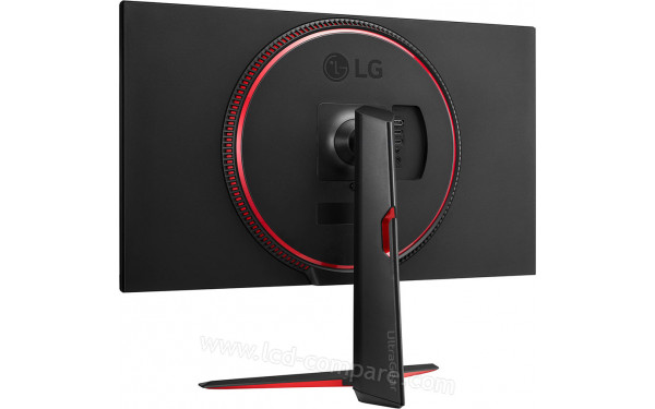 LG 32GN550-B - Vue 3/4 arri&egrave;re