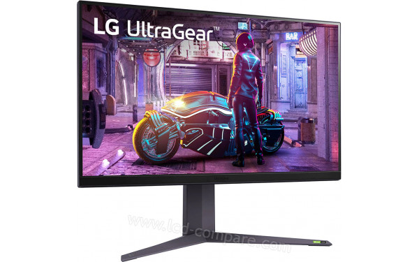 LG 32GQ85X-B - Vue 3/4 gauche