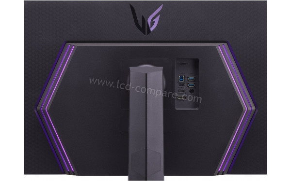 LG 32GQ950P-B - Connectiques et syst&egrave;me lumineux