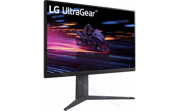LG 32GR75Q-B - Vue 3/4 gauche