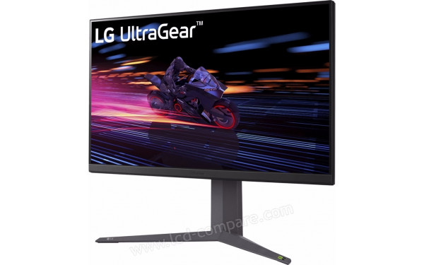 LG 32GR75Q-B - Vue 3/4 droite