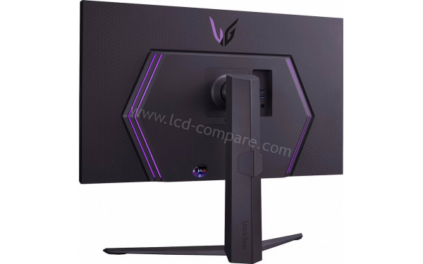 LG 32GR93U-B - Vue 3/4 arri&egrave;re