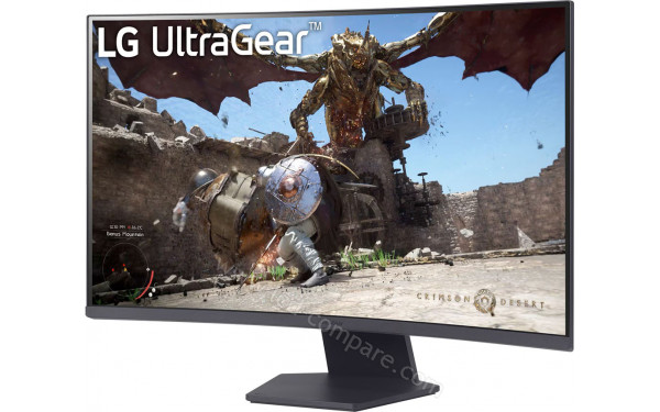 LG 32GS60QC-B.AEKQ - Vue 3/4 droite