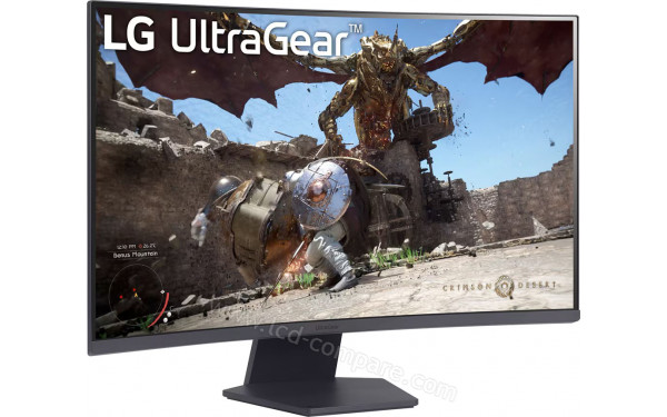 LG 32GS60QC-B - Vue 3/4 gauche