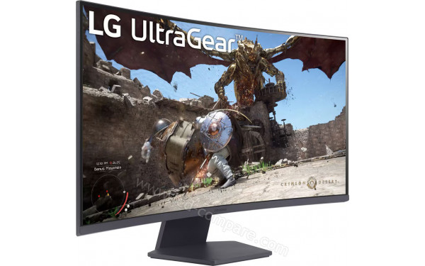 LG 32GS60QC-B - Vue 3/4 gauche