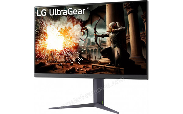 LG 32GS75Q-B - Vue 3/4 droite