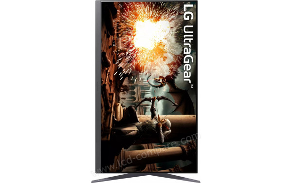 LG 32GS75QX-B - Vue de face en mode portrait