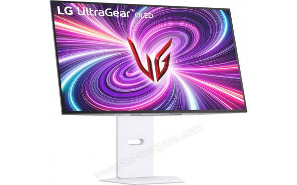 LG 32GS95UV-W - Vue 3/4 gauche