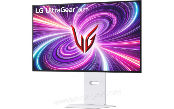 LG 32GS95UV-W - Vue 3/4 droite