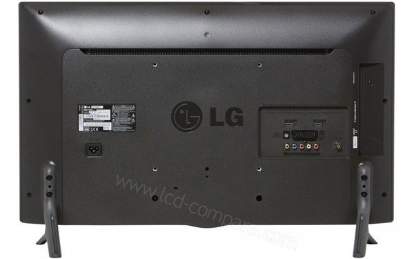LG 32LF5610 - Vue de l'arri&egrave;re (cr&eacute;dit : Boulanger)