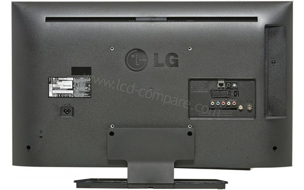 LG 32LF630V - Vue de l'arri&egrave;re (cr&eacute;dit : Boulanger)