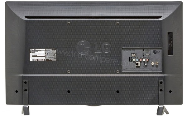 LG 32LH570U - Vue de l'arri&egrave;re (cr&eacute;dit : Boulanger)