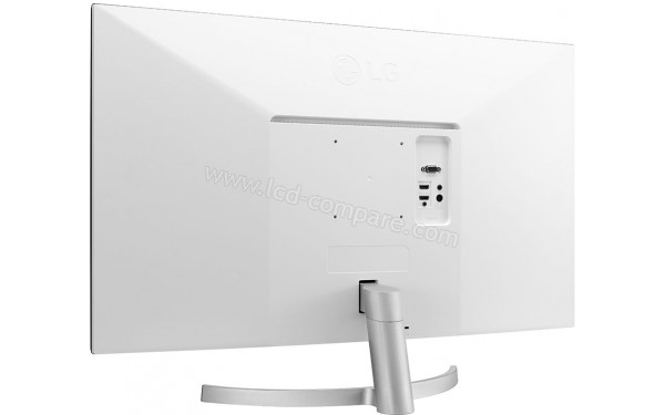 LG 32ML600M-W - Vue 3/4 arri&egrave;re