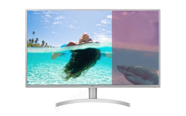 LG 32QK500-W - Vue de face