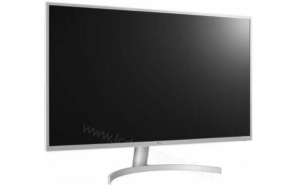 LG 32QK500-W - Vue 3/4 gauche