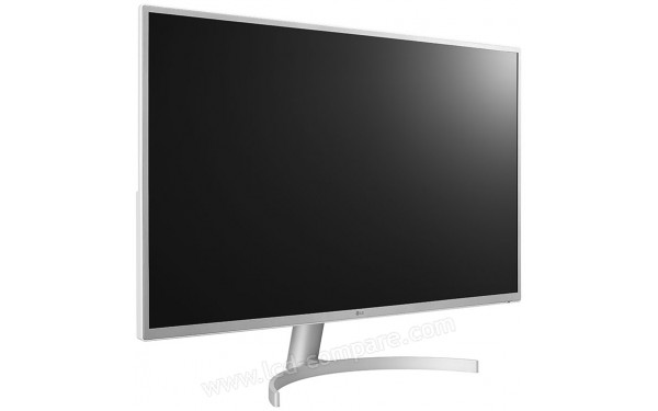 LG 32QK500-W - Vue 3/4 gauche