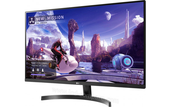 LG 32QN600P-B - Vue 3/4 droite