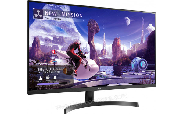 LG 32QN600P-B - Vue 3/4 gauche