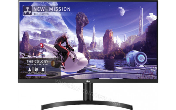 LG 32QN650-B - Vue 3/4 gauche