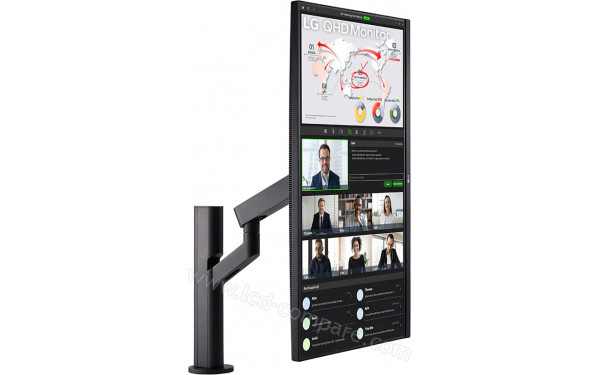 LG 32QP880-B - Vue 3/4 gauche