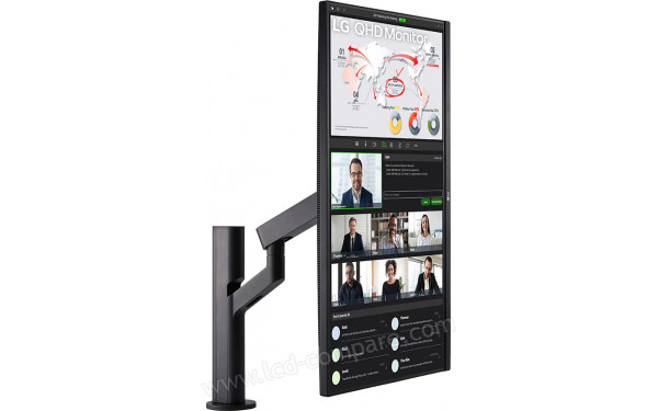 LG 32QP880N-B - Vue 3/4 gauche