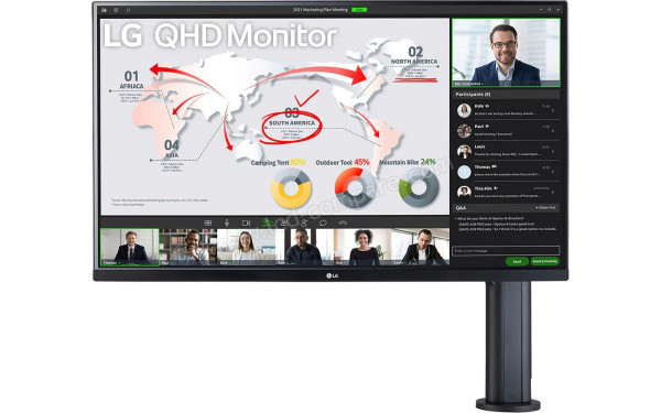 LG 32QP880N-B - Vue de face