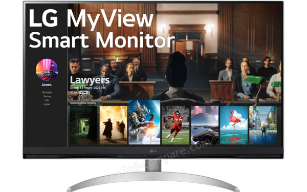 LG 32SQ700S-W - Vue de face