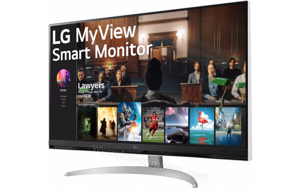 LG 32SQ700S-W - Vue 3/4 droite