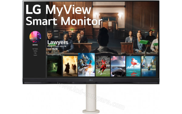 LG 32SQ780S-W - Vue de face