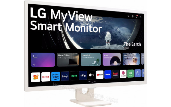 LG Swing 32SR50FAW-W - Vue 3/4 gauche