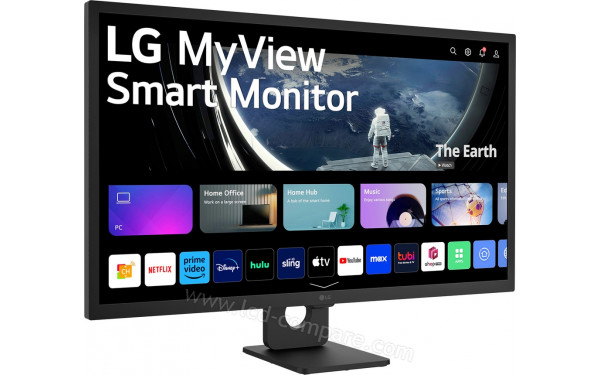 LG 32SR50F-B - Vue 3/4 gauche